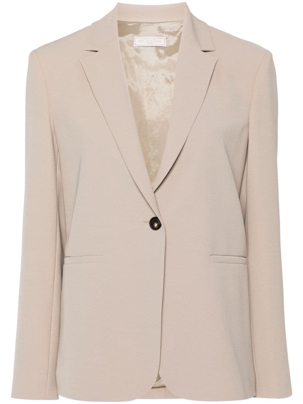 Antonelli single-breasted blazer - Neutrals von Antonelli