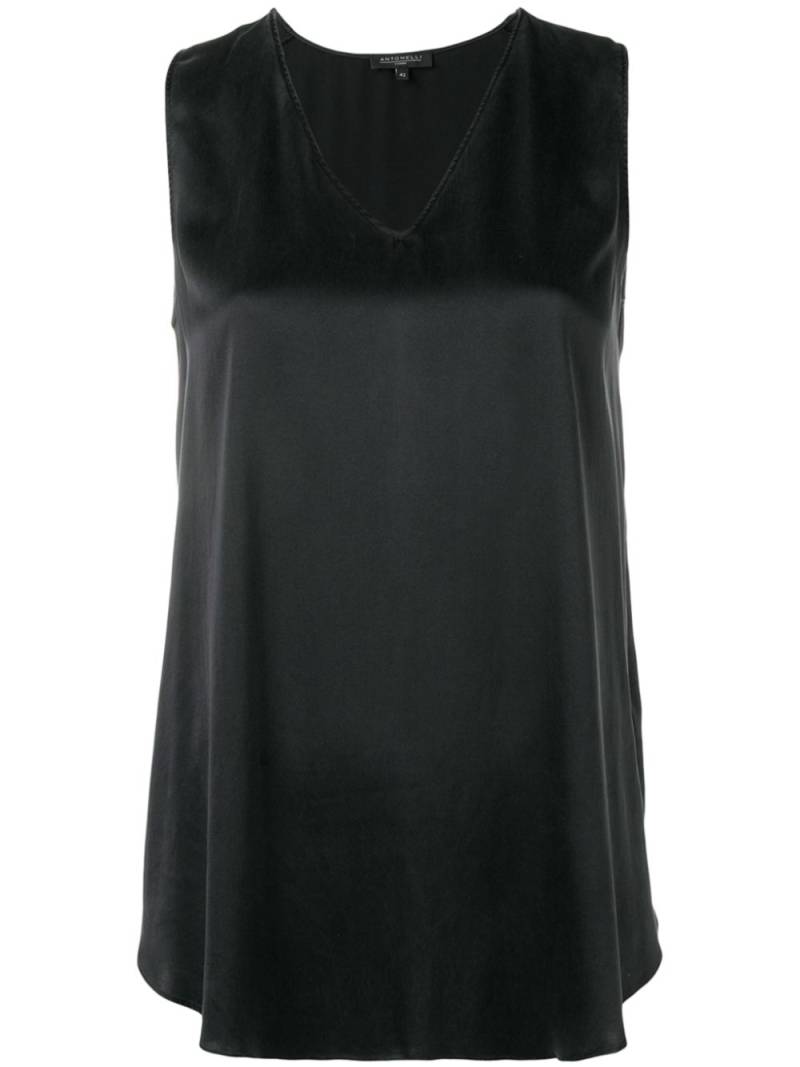 Antonelli sleeveless blouse - Black von Antonelli