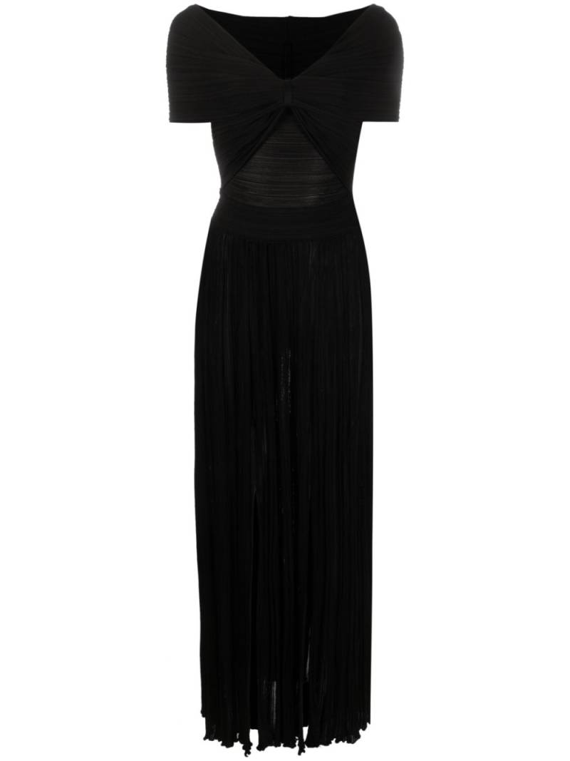 Antonino Valenti Rossella knit long dress - Black von Antonino Valenti