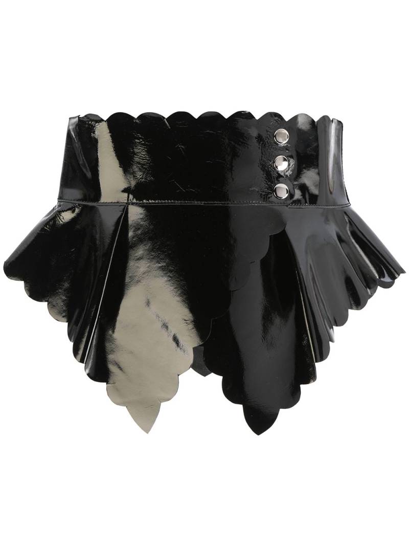 Antonio Berardi peplum-edge waist belt - Black von Antonio Berardi