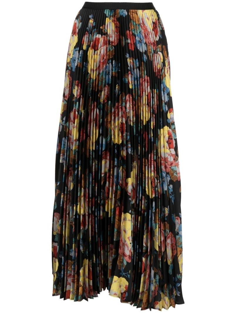 Antonio Marras floral-print pleated skirt - Black von Antonio Marras