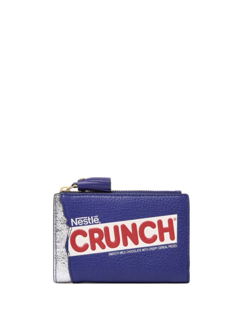 Anya Hindmarch Anya Brands Crunch wallet - Blue von Anya Hindmarch