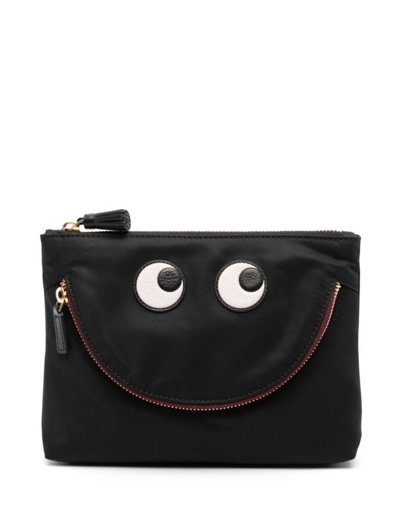 Anya Hindmarch Eyes clutch bag - Black von Anya Hindmarch