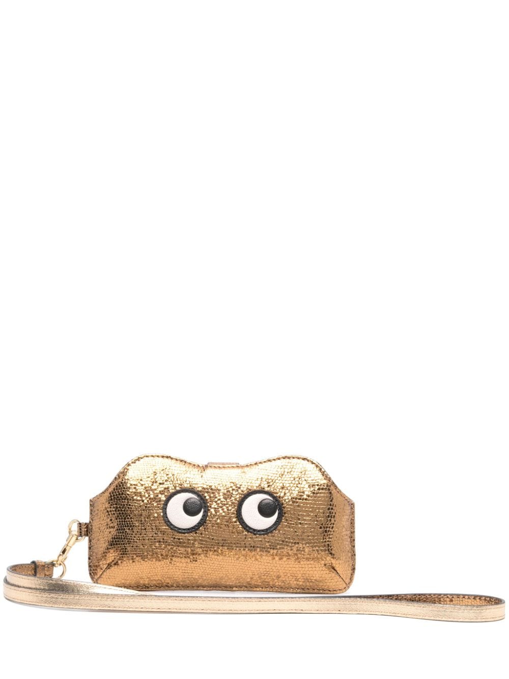 Anya Hindmarch Eyes sunglasses case - Gold von Anya Hindmarch