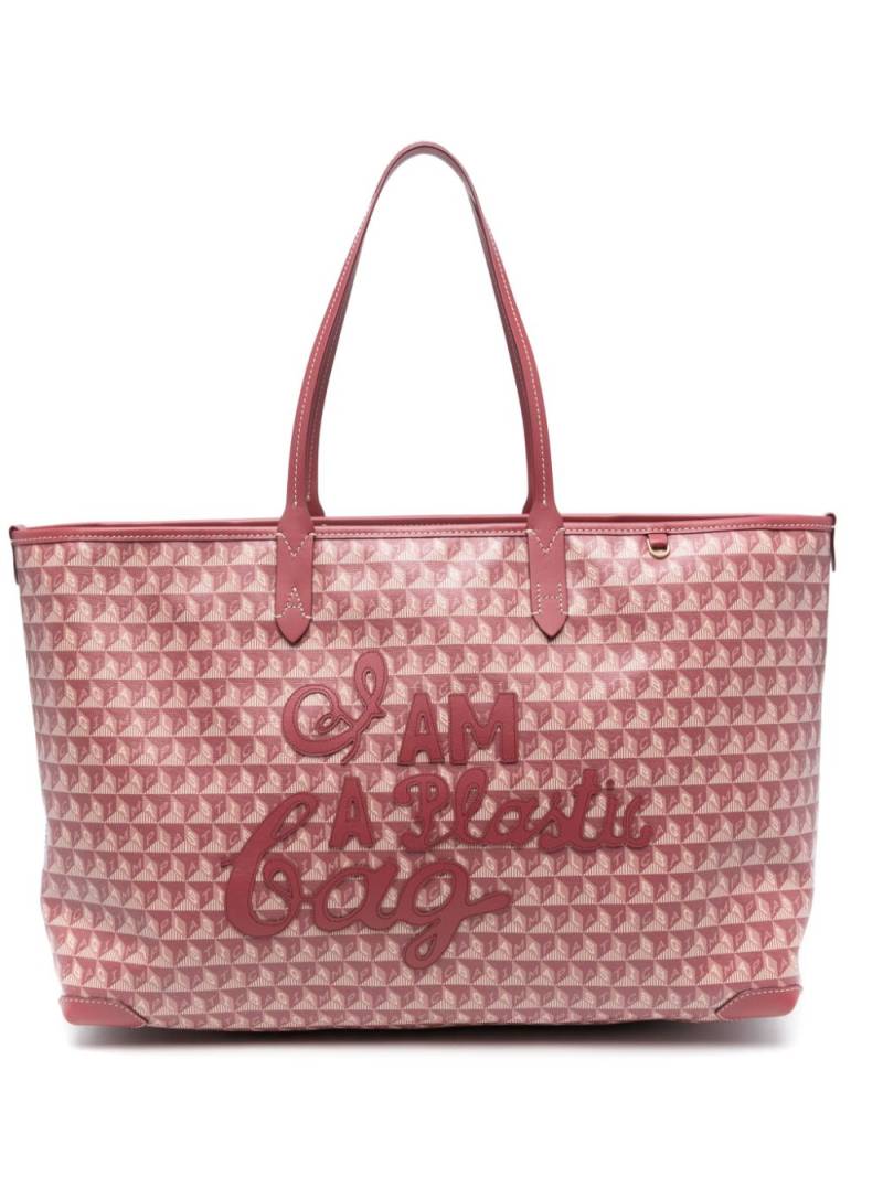 Anya Hindmarch I Am A Plastic Bag tote bag - Red von Anya Hindmarch