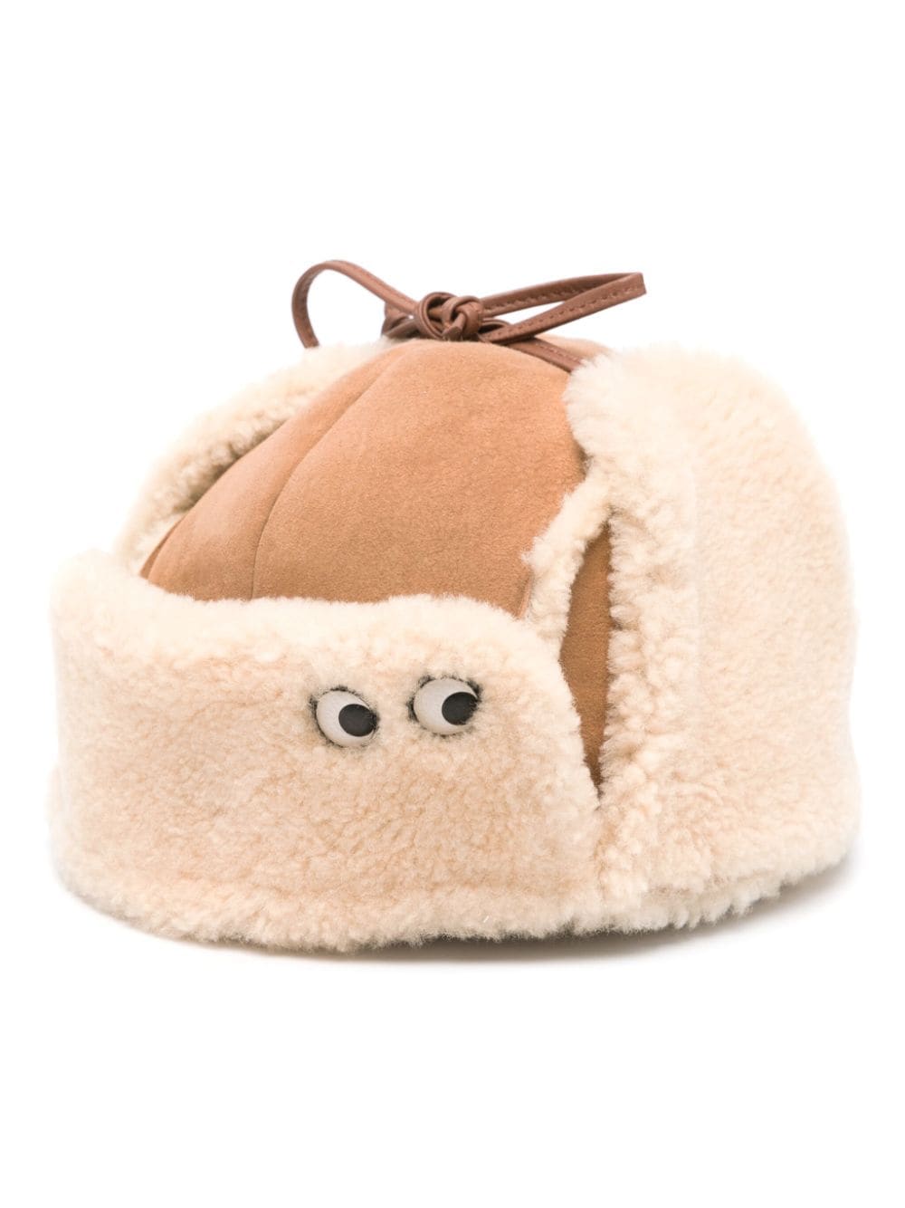 Anya Hindmarch Trapper Eyes hat - Brown von Anya Hindmarch