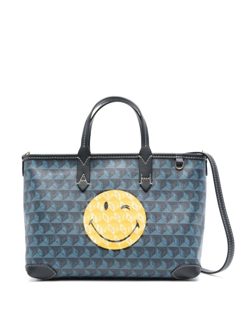 Anya Hindmarch XS I Am A Plastic tote bag - Blue von Anya Hindmarch