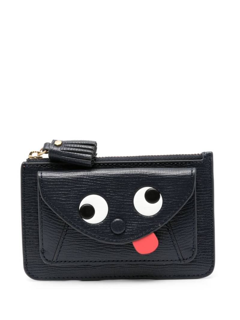 Anya Hindmarch Zany envelope card holder - Blue von Anya Hindmarch