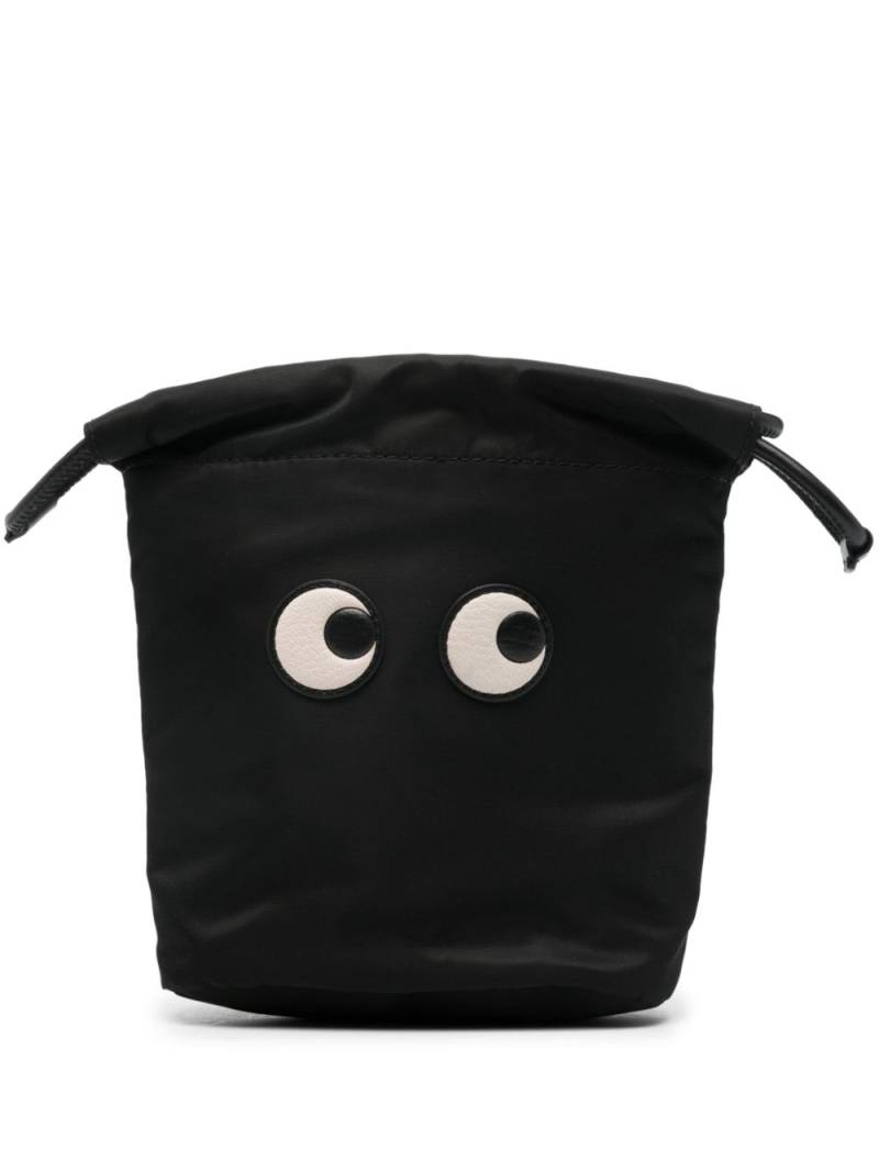 Anya Hindmarch eyes-patch make up bag - Black von Anya Hindmarch