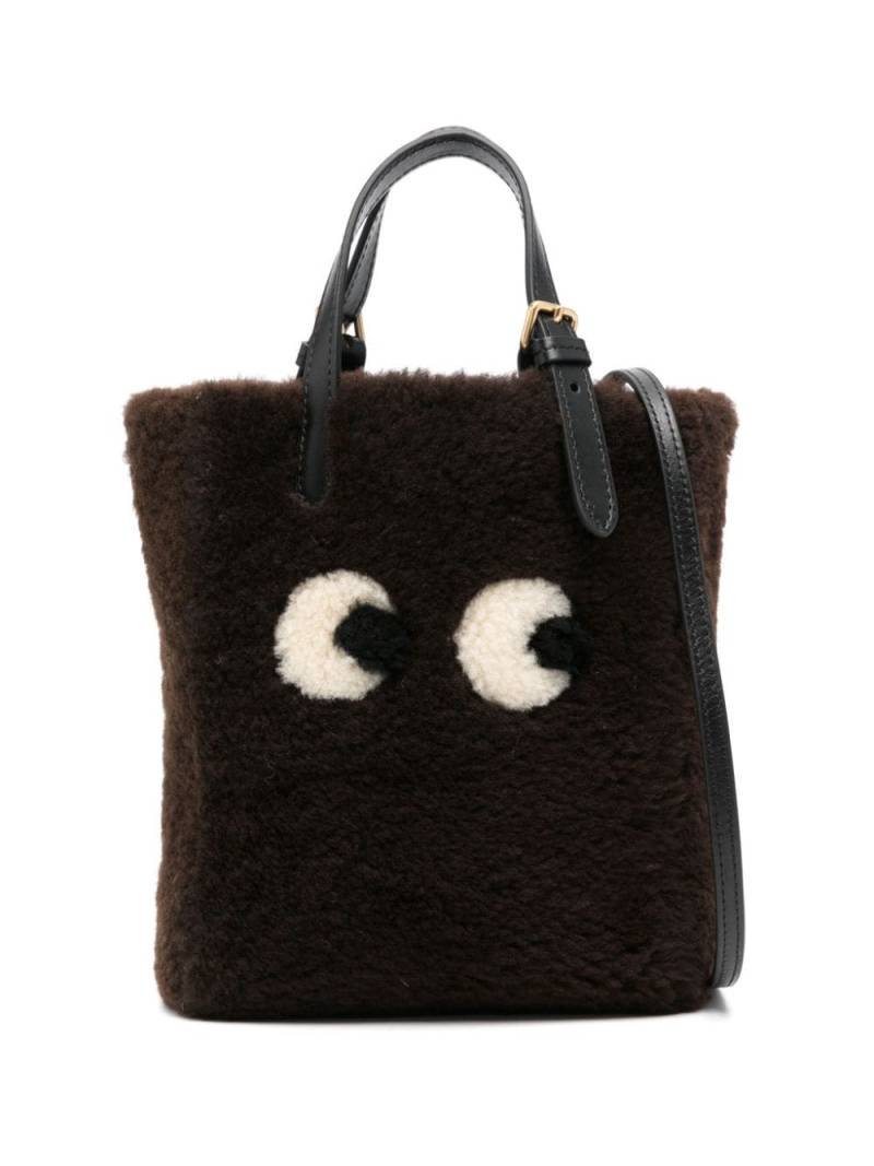 Anya Hindmarch mini Eyes tote bag - Brown von Anya Hindmarch