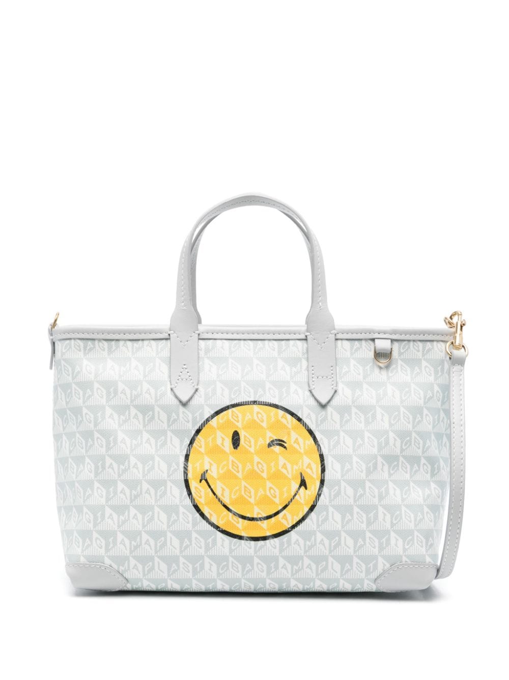 Anya Hindmarch mini I Am A Plastic Bag tote bag - White von Anya Hindmarch