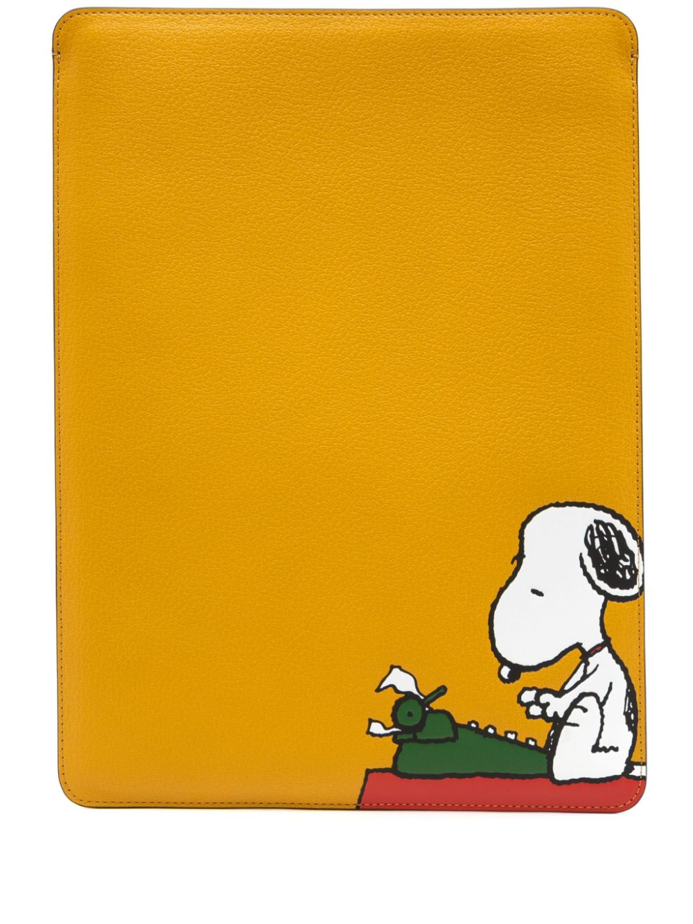 Anya Hindmarch x Peanuts Snoopy laptop sleeve case - Yellow von Anya Hindmarch