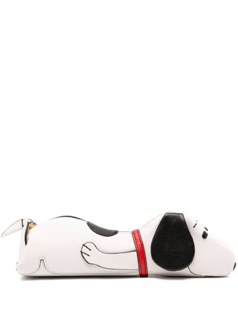 Anya Hindmarch x Peanuts Snoopy pencil case - Neutrals von Anya Hindmarch