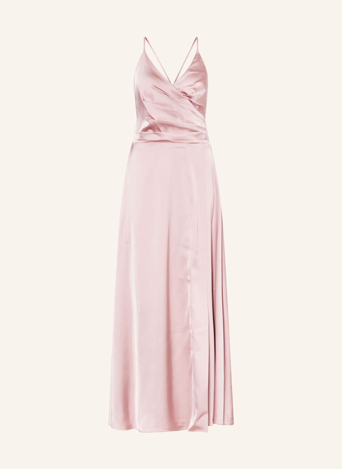 Apart Abendkleid In Wickeloptik rosa von Apart