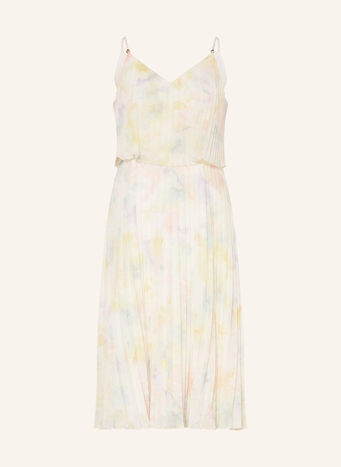Apart Abendkleid Mit Plissees gelb von Apart