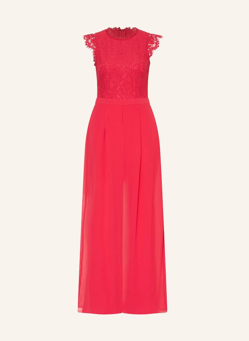 Apart Jumpsuit Mit Lochspitze pink von Apart