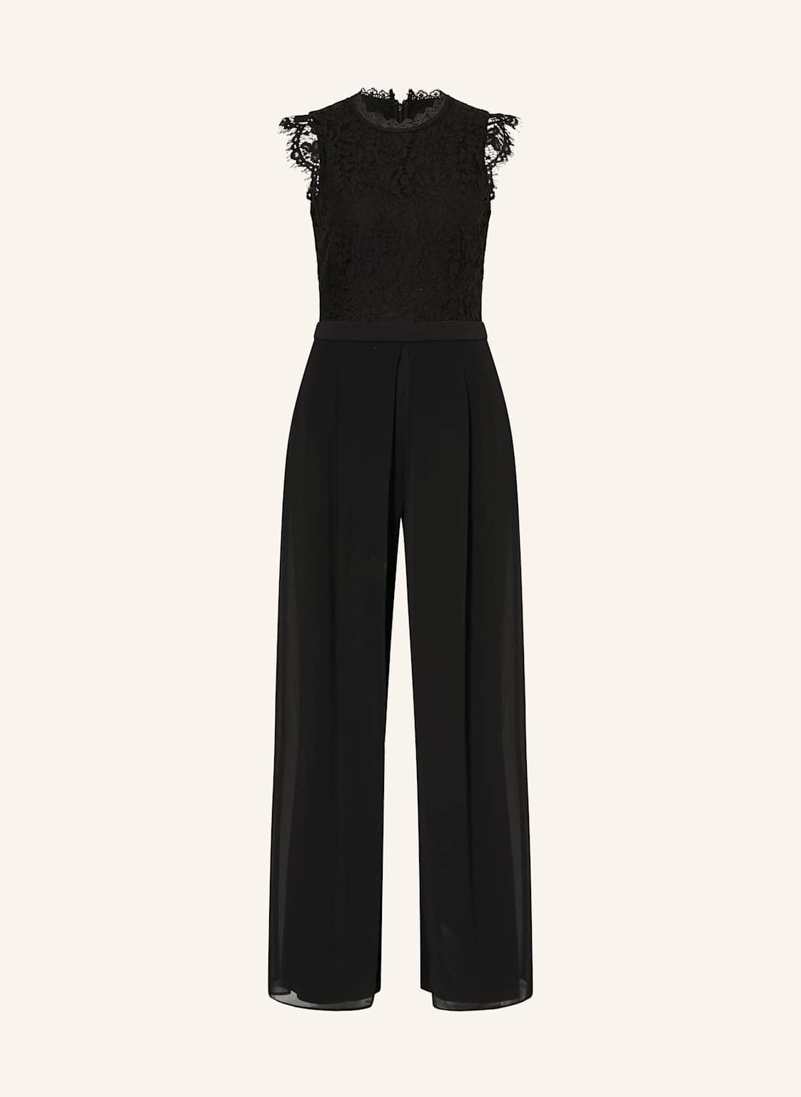 Apart Jumpsuit Mit Spitze schwarz von Apart