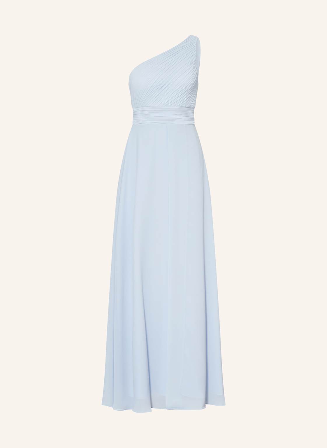 Apart One-Shoulder-Kleid Mit Plissees blau von Apart