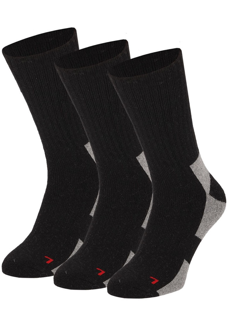 Apollo Basicsocken »THERMAL/TRACKING SOCKS«, (3er Pack), Unisex mit wärmenden Merinowoll-Anteil von Apollo