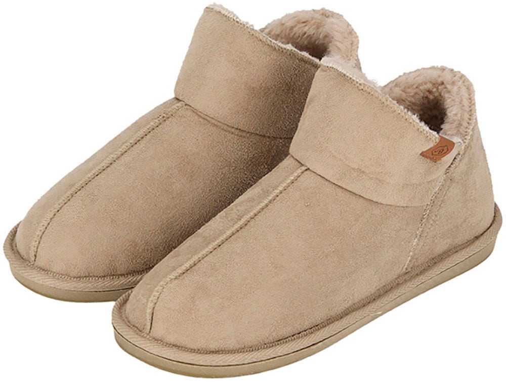 Apollo Haussocken »LADIES HOME BOOTS SUEDE«, mit Logoprägung von Apollo