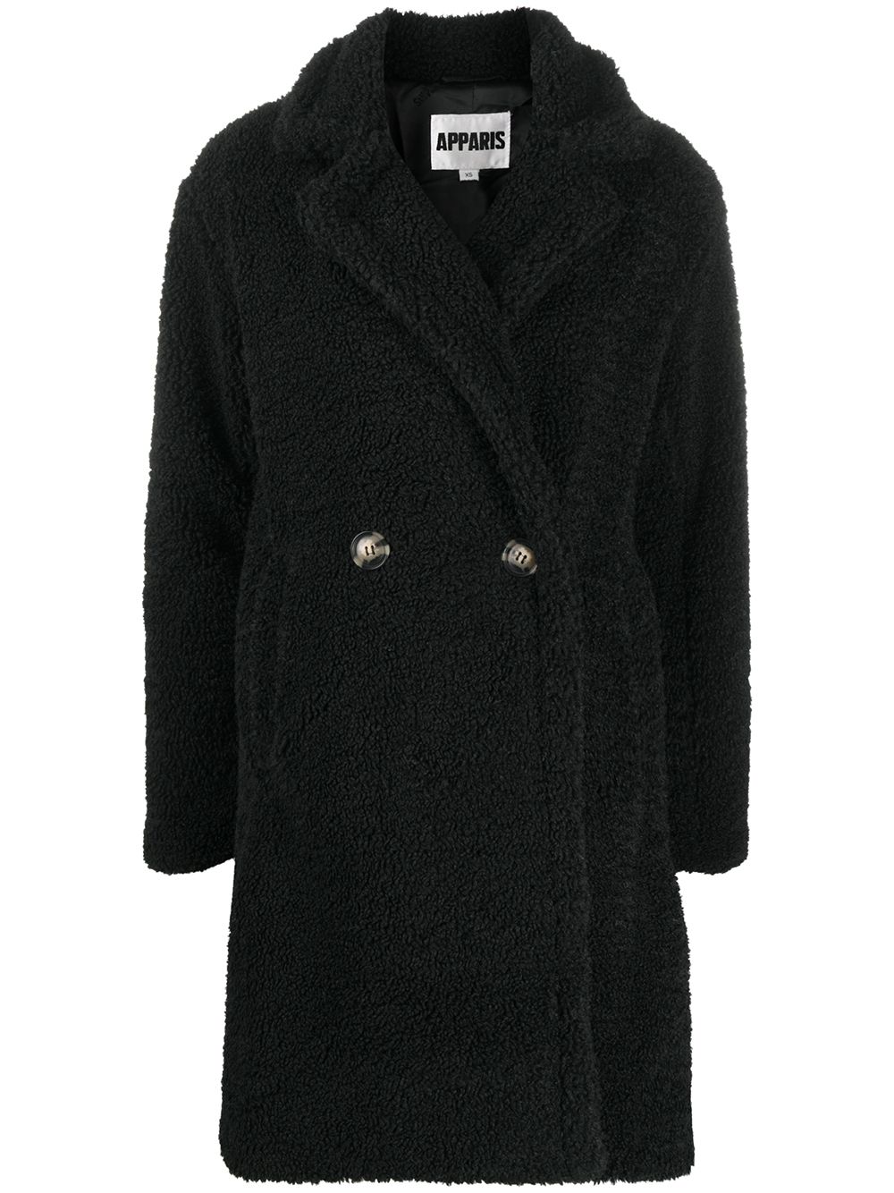 Apparis Anouck faux-shearling coat - Black von Apparis