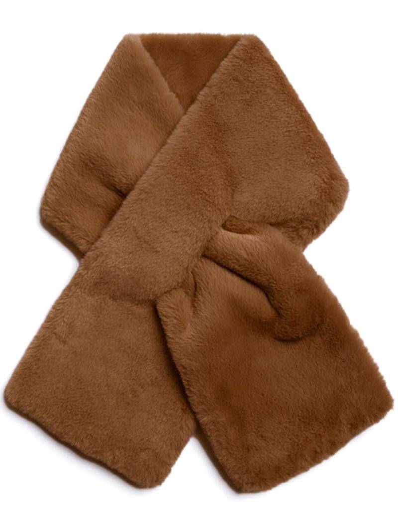 Apparis Bambi faux-fur wrap scarf - Brown von Apparis