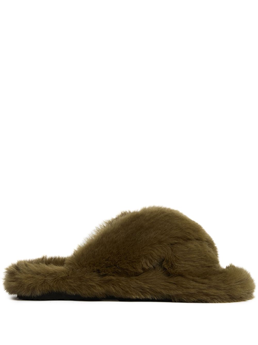 Apparis Biba pluche slippers - Green von Apparis