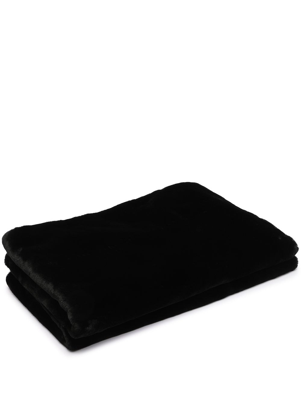 Apparis Brady faux-fur blanket - Black von Apparis