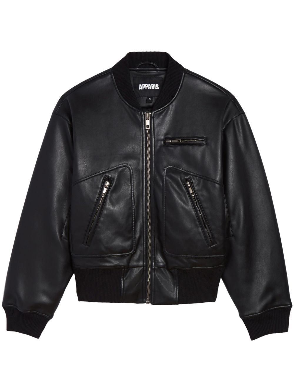 Apparis Chaz zip-up bomber jacket - Black von Apparis