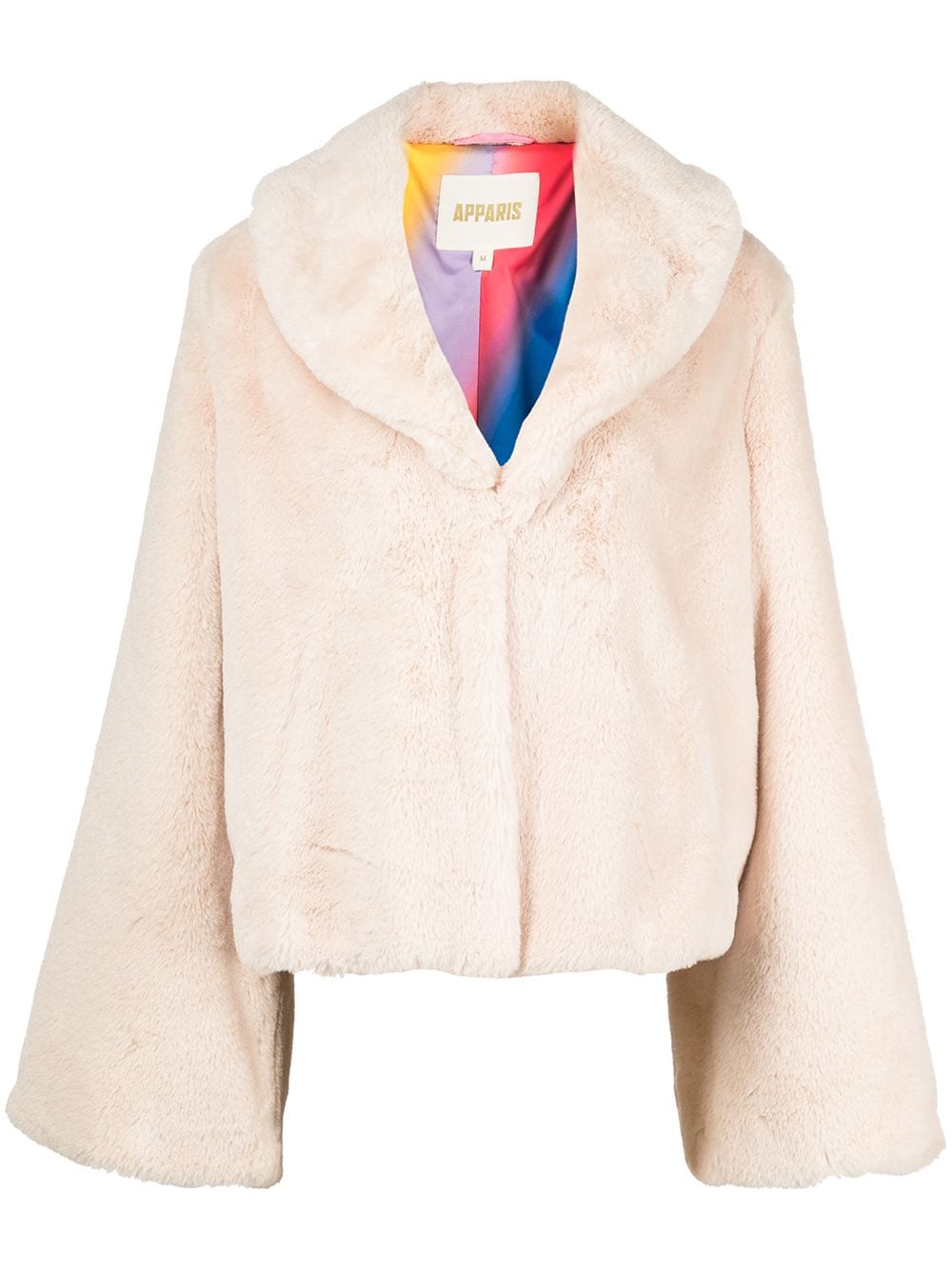 Apparis Fiona shawl-lapel faux-fur coat - Pink von Apparis