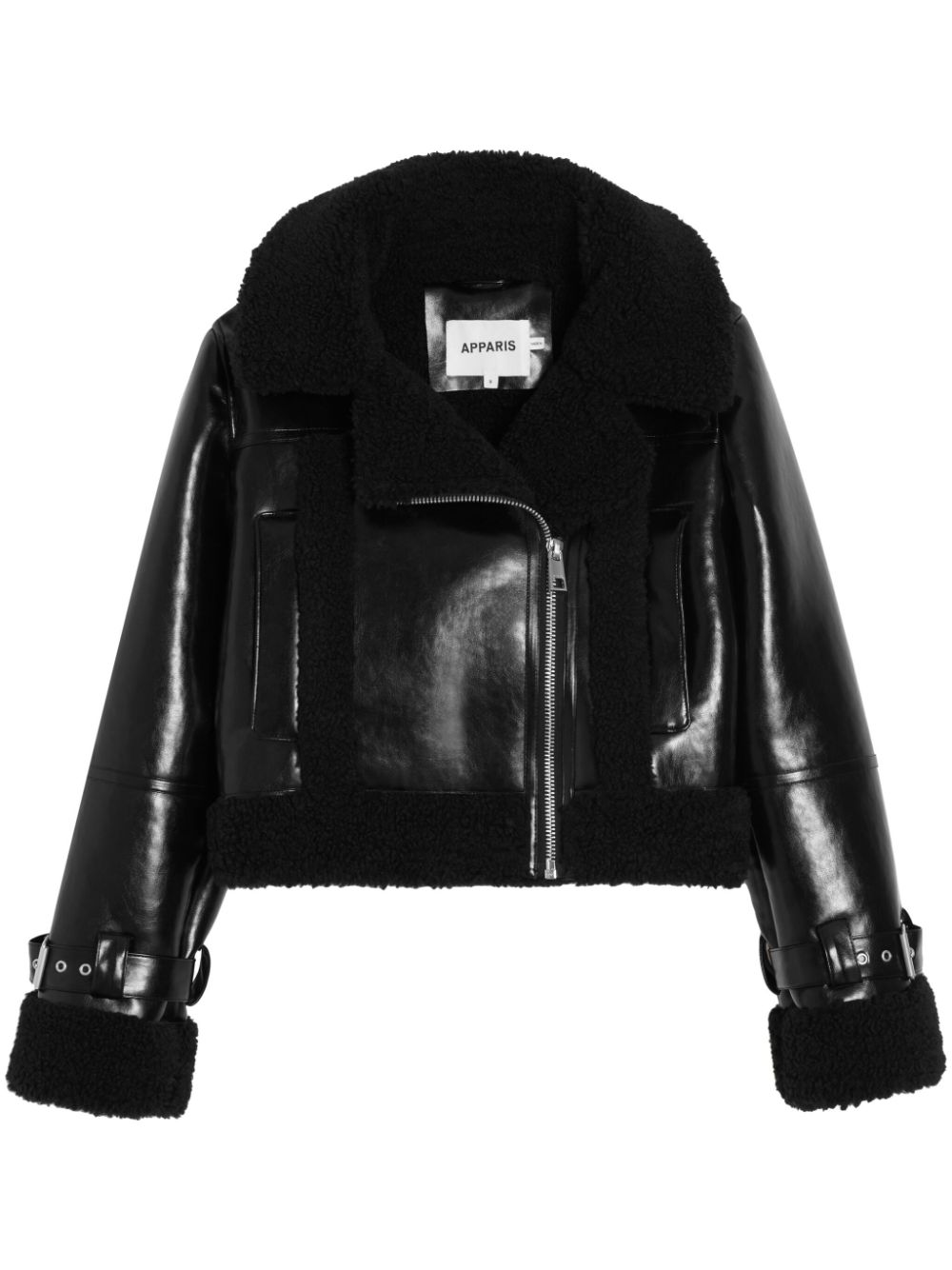 Apparis Jay faux-leather jacket - Black von Apparis