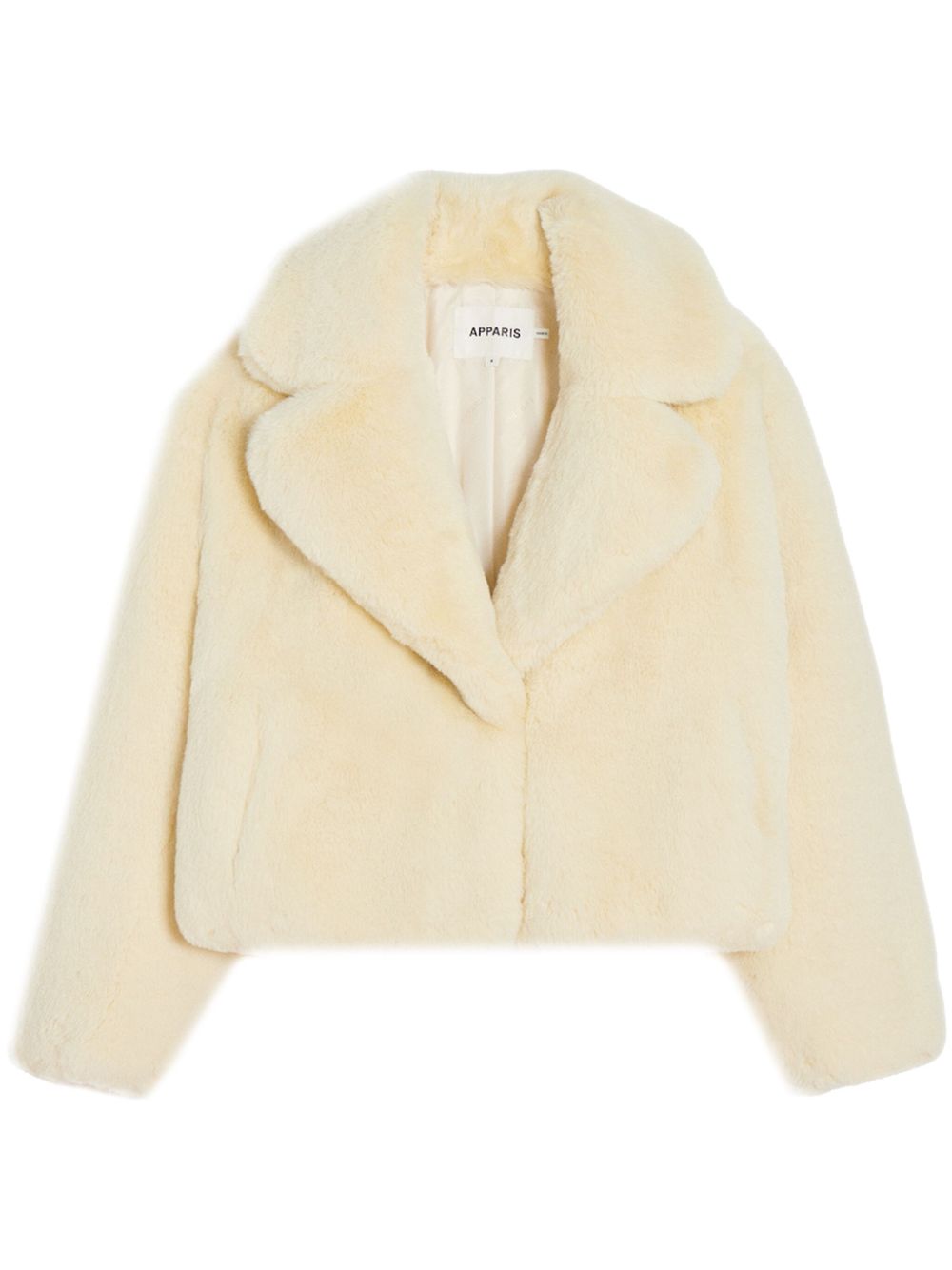 Apparis Miller wide-lapels faux-fur jacket - Neutrals von Apparis