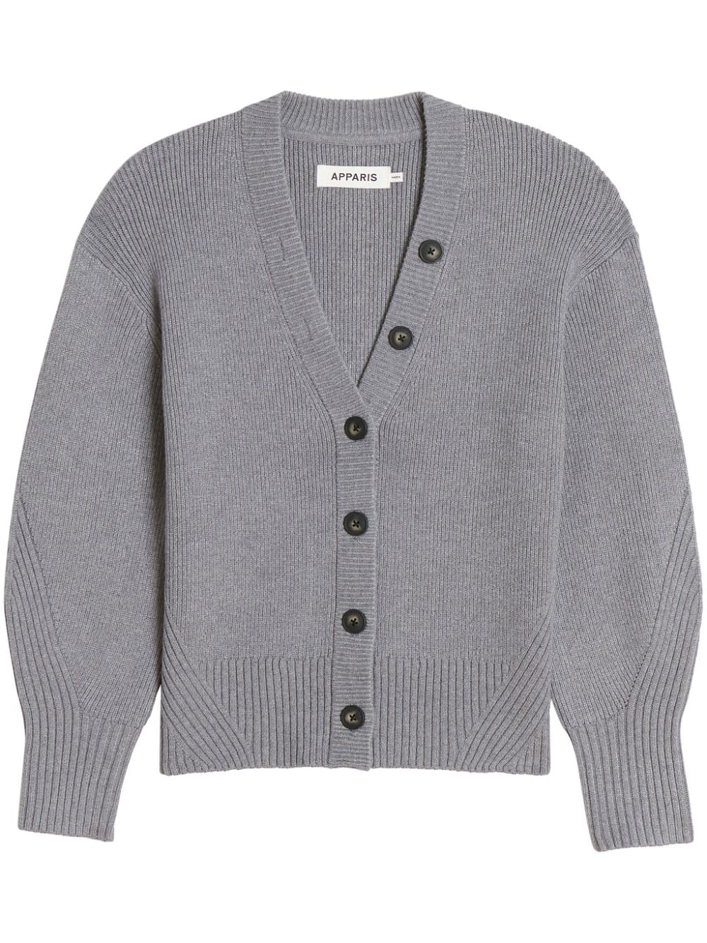 Apparis V-neck knit cardigan - Grey von Apparis