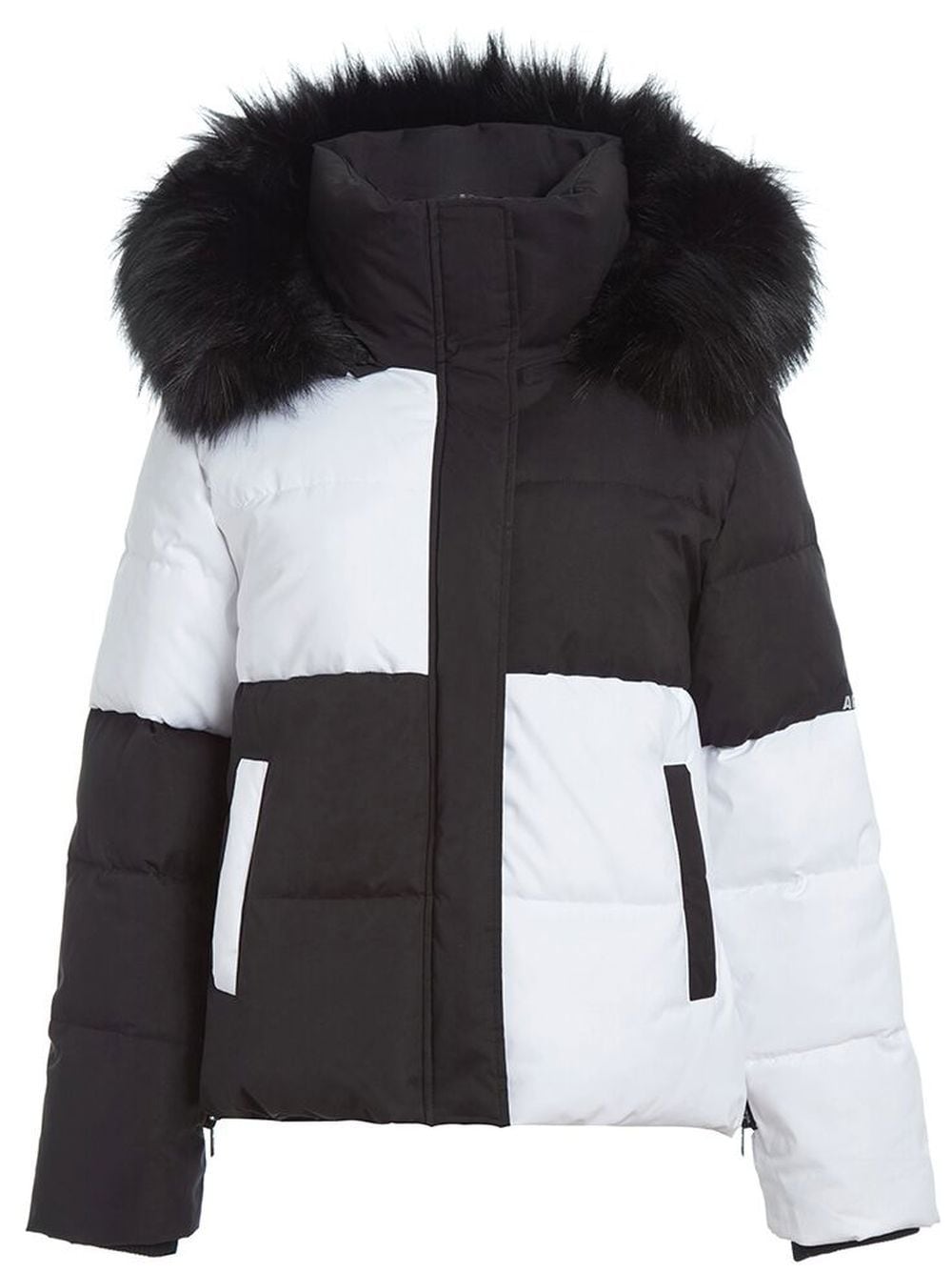 Apparis colour-blocked hooded jacket - Black von Apparis