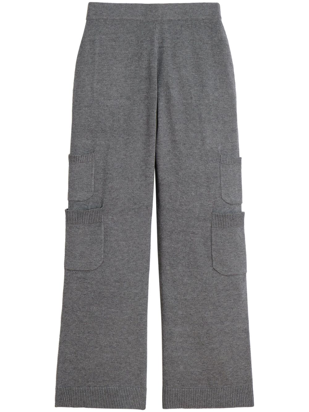 Apparis high-waisted knitted trousers - Grey von Apparis