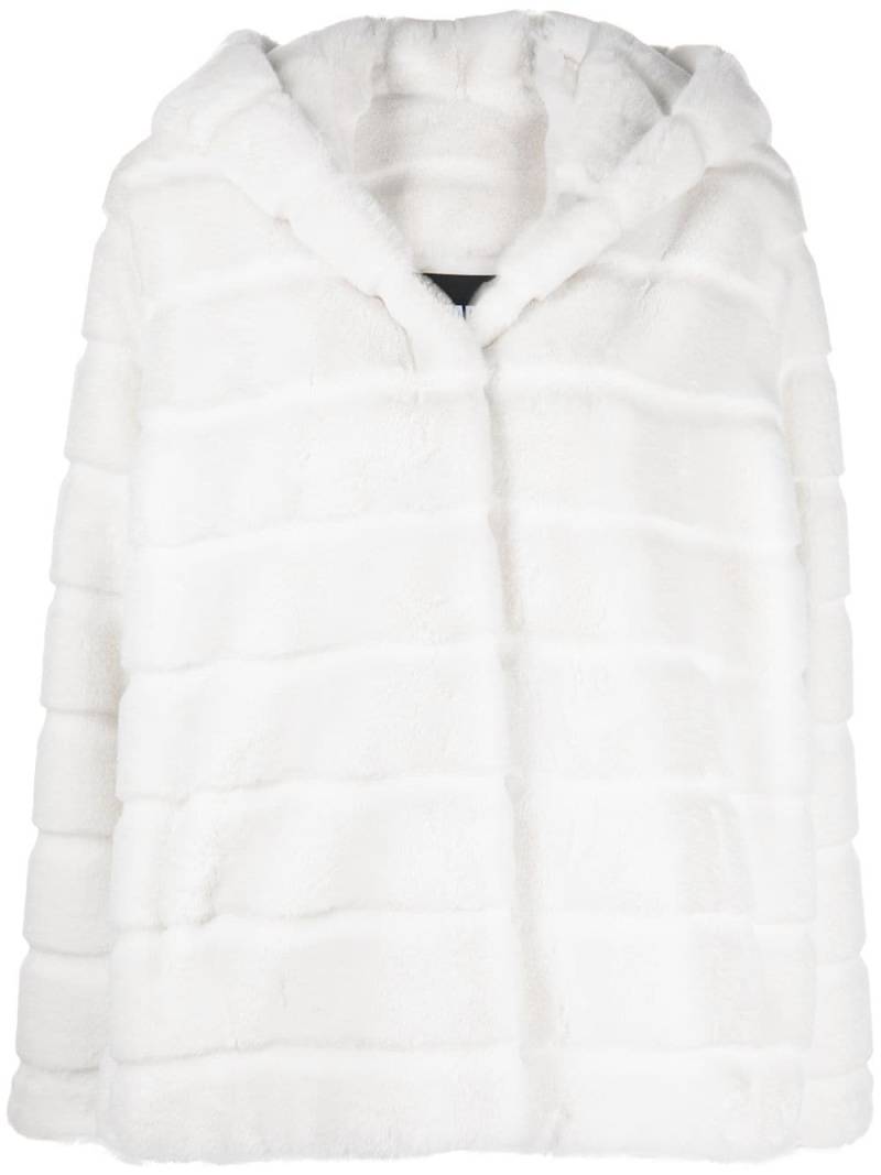 Apparis hooded faux-fur coat - White von Apparis