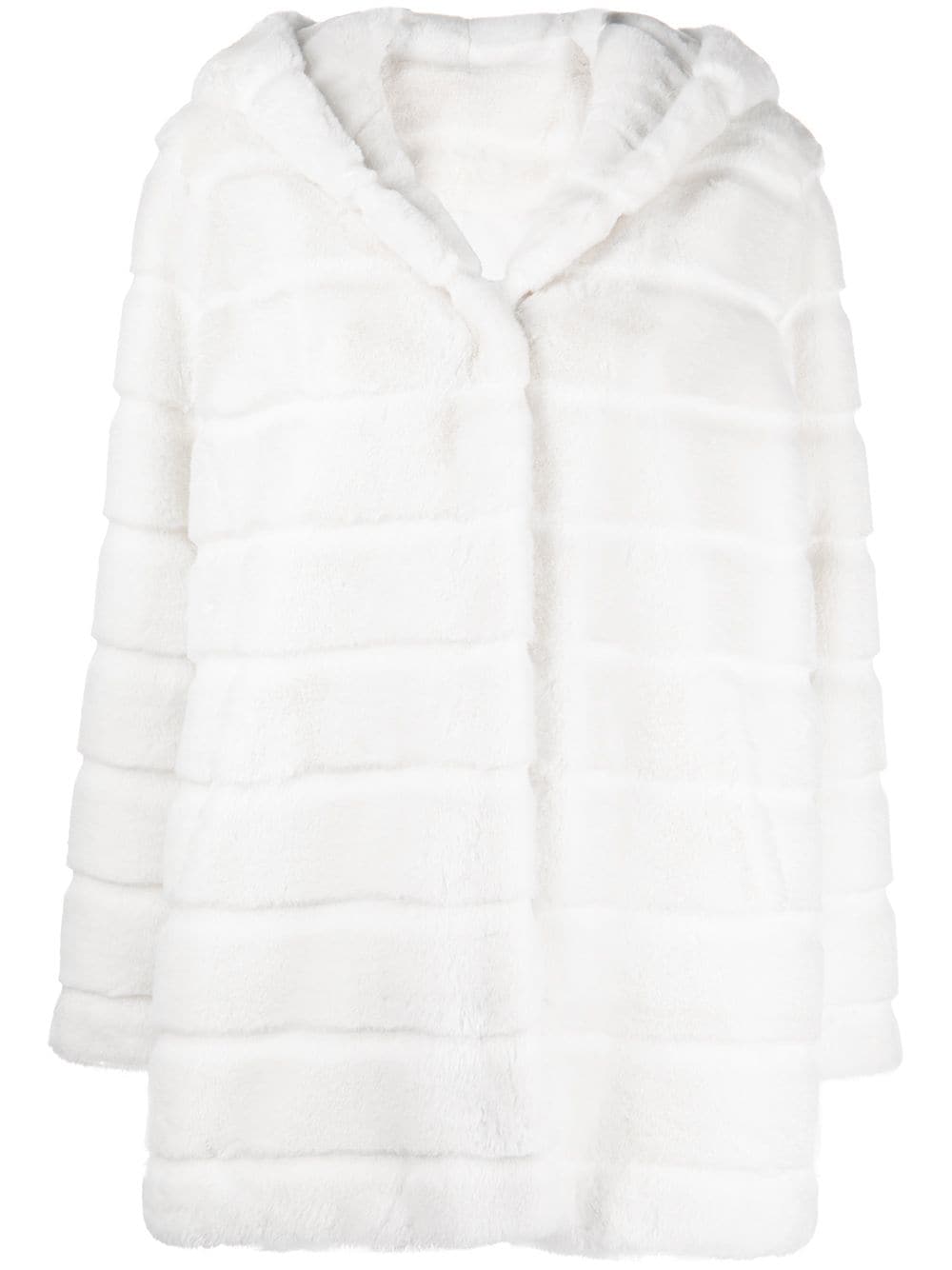 Apparis hooded faux-fur coat - White von Apparis