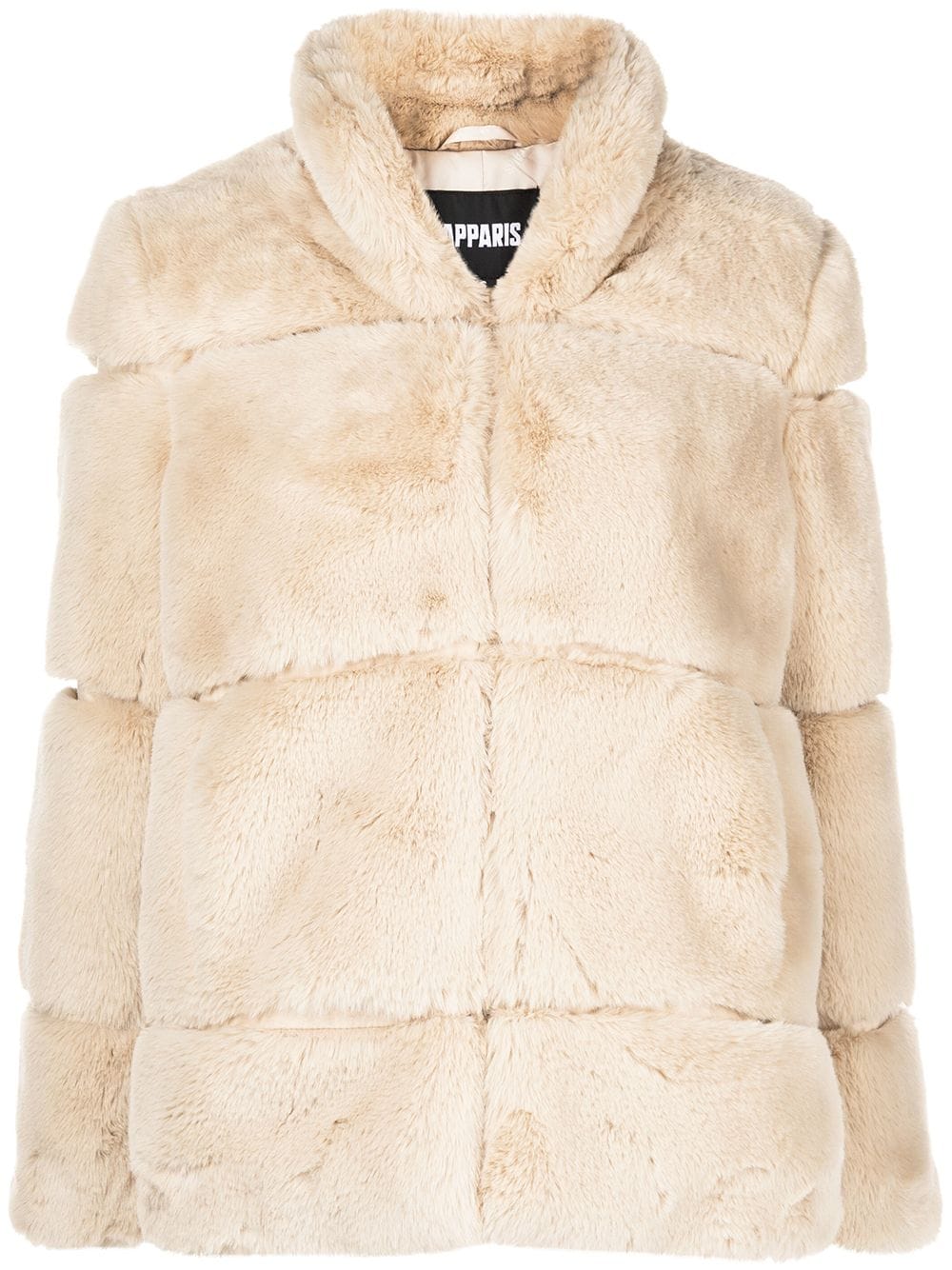 Apparis panelled faux-fur coat - Neutrals von Apparis