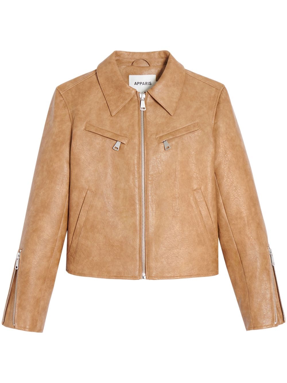 Apparis Shay faux-leather jacket - Brown von Apparis