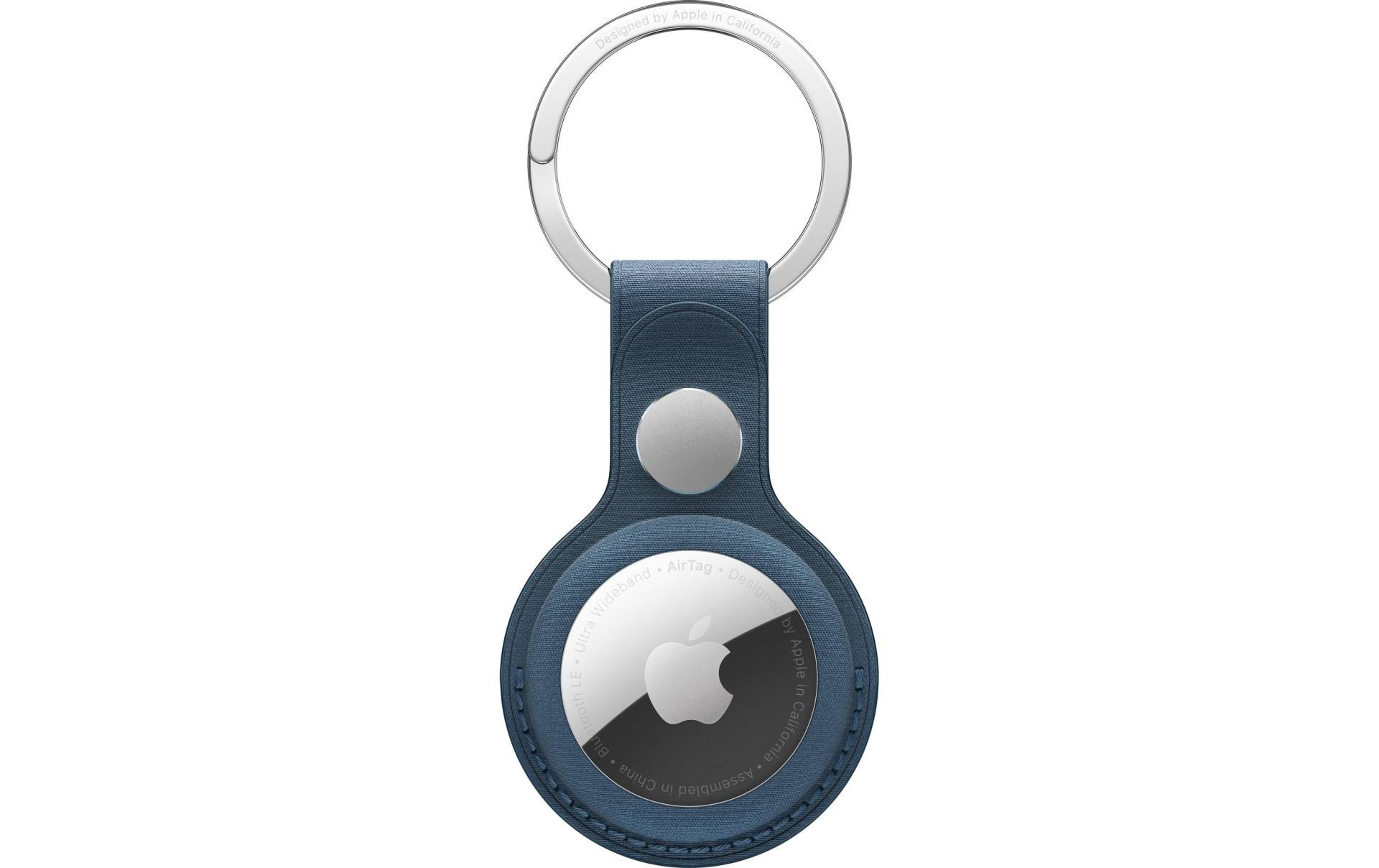Apple AirTag Schlüsselanhänger aus Feingewebe, Pazifikblau Apple AirTag Schlüsselanhänger aus Feingewebe, Pazifikblau von Apple
