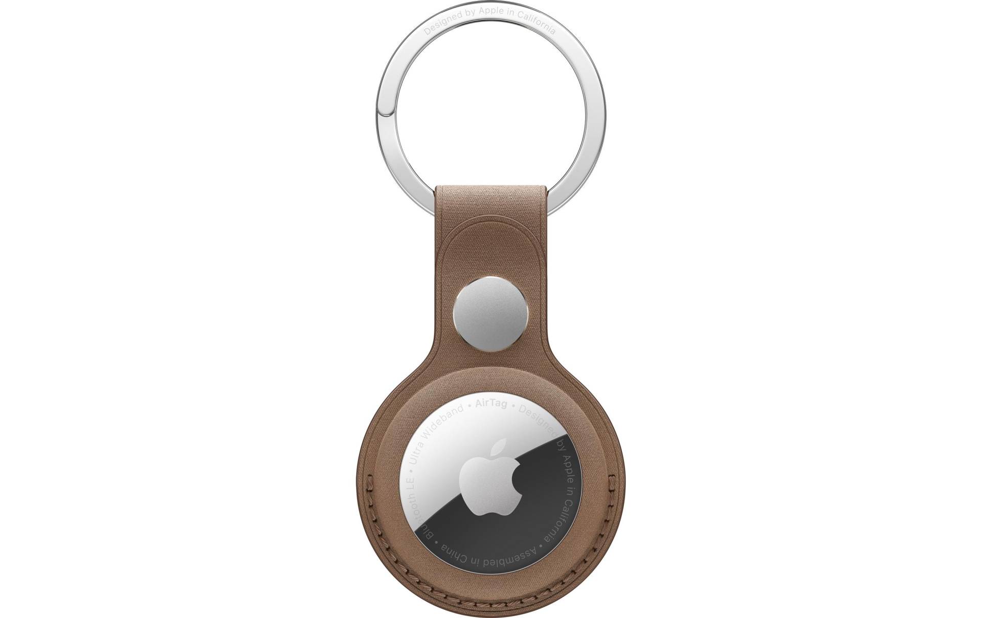 Apple AirTag Schlüsselanhänger aus Feingewebe, Taupe von Apple