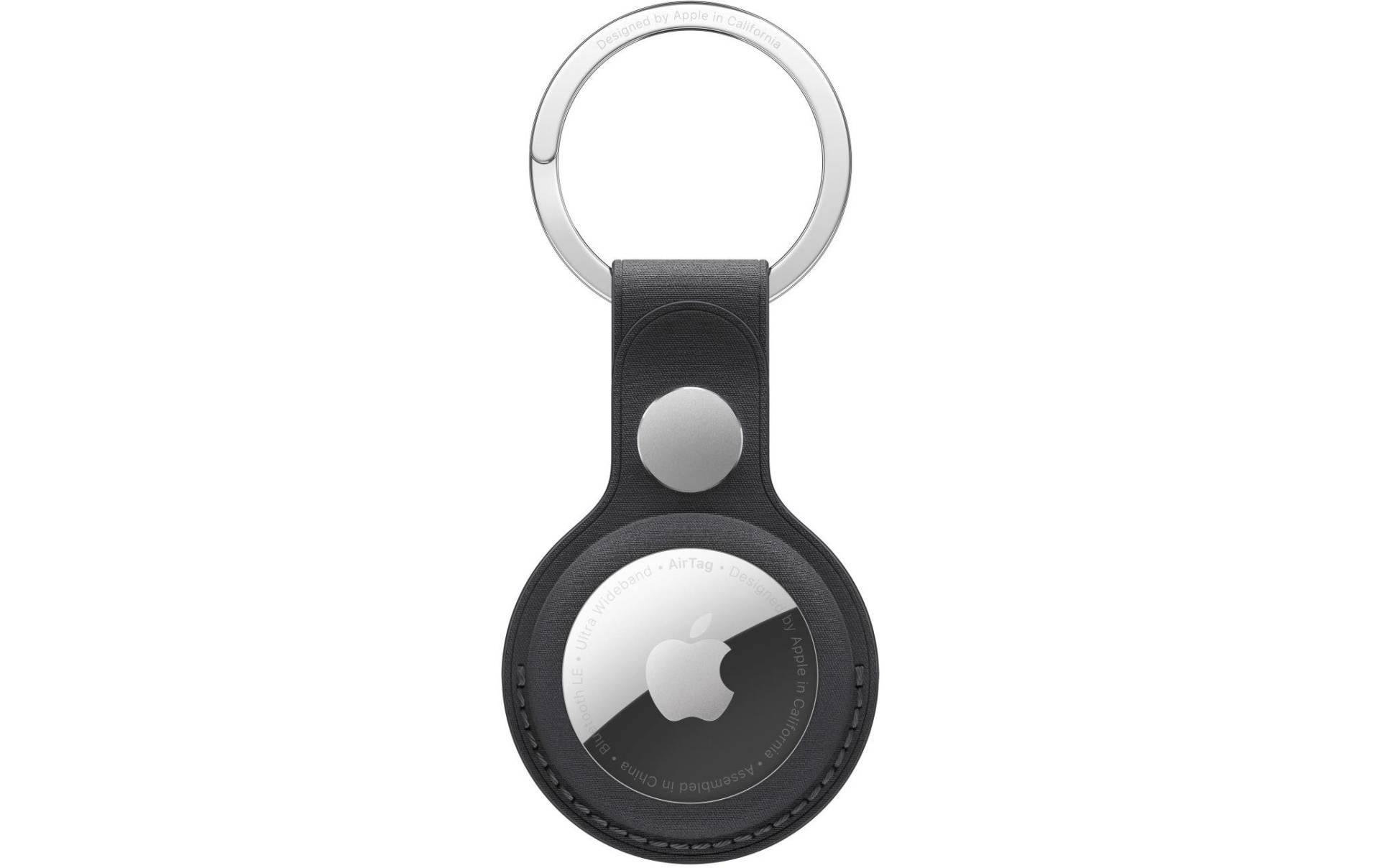 Apple AirTag Schlüsselanhänger aus Feingewebe, Schwarz von Apple