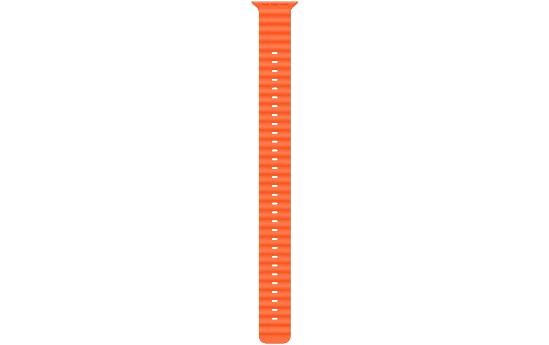 Apple Smartwatch-Armband Ocean Band Extension, 49 mm, Orange von Apple