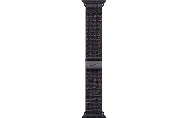 Apple Smartwatch-Armband Nike Sport Loop, 45 mm, Schwarz/Blau von Apple