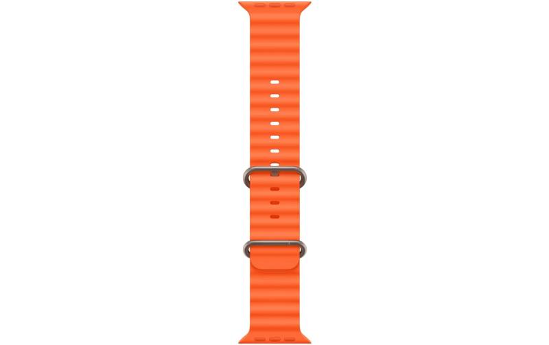 Apple Smartwatch-Armband Ocean Band, 49 mm, Orange von Apple