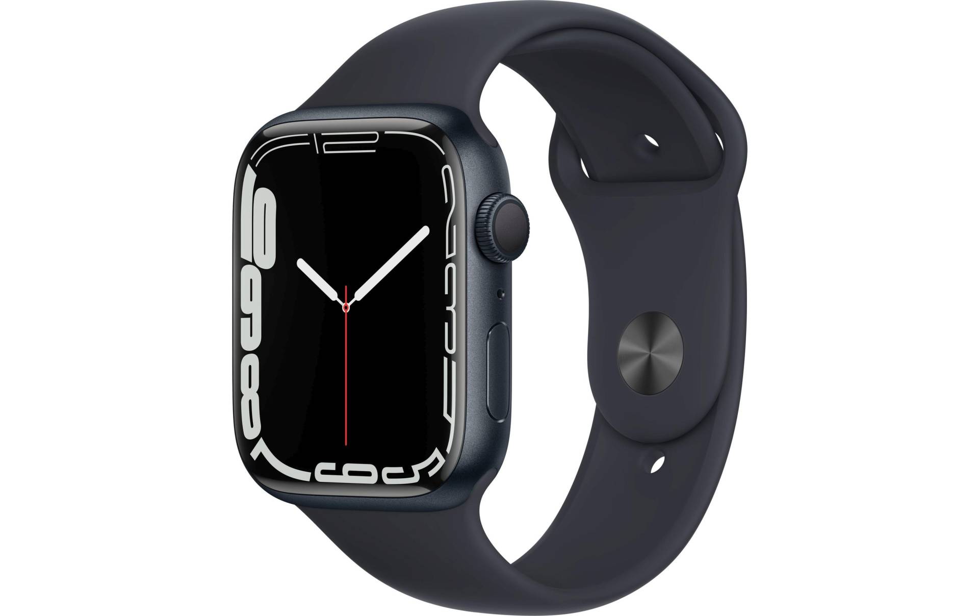 Apple Smartwatch »Serie 7, GPS, 45 mm Aluminiumgehäuse mit Sportarmband«, Watch OS, MKN53FD/A) von Apple