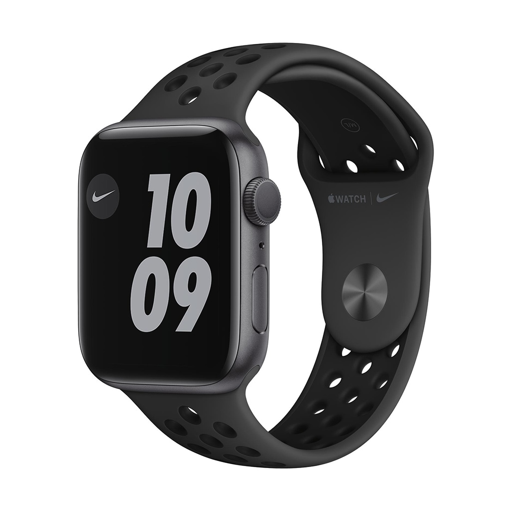 Apple Smartwatch »Serie Nike 6, GPS, 44 mm Aluminium-Gehäuse mit Sportarmband«, (Watch OS MG173FD/A) von Apple