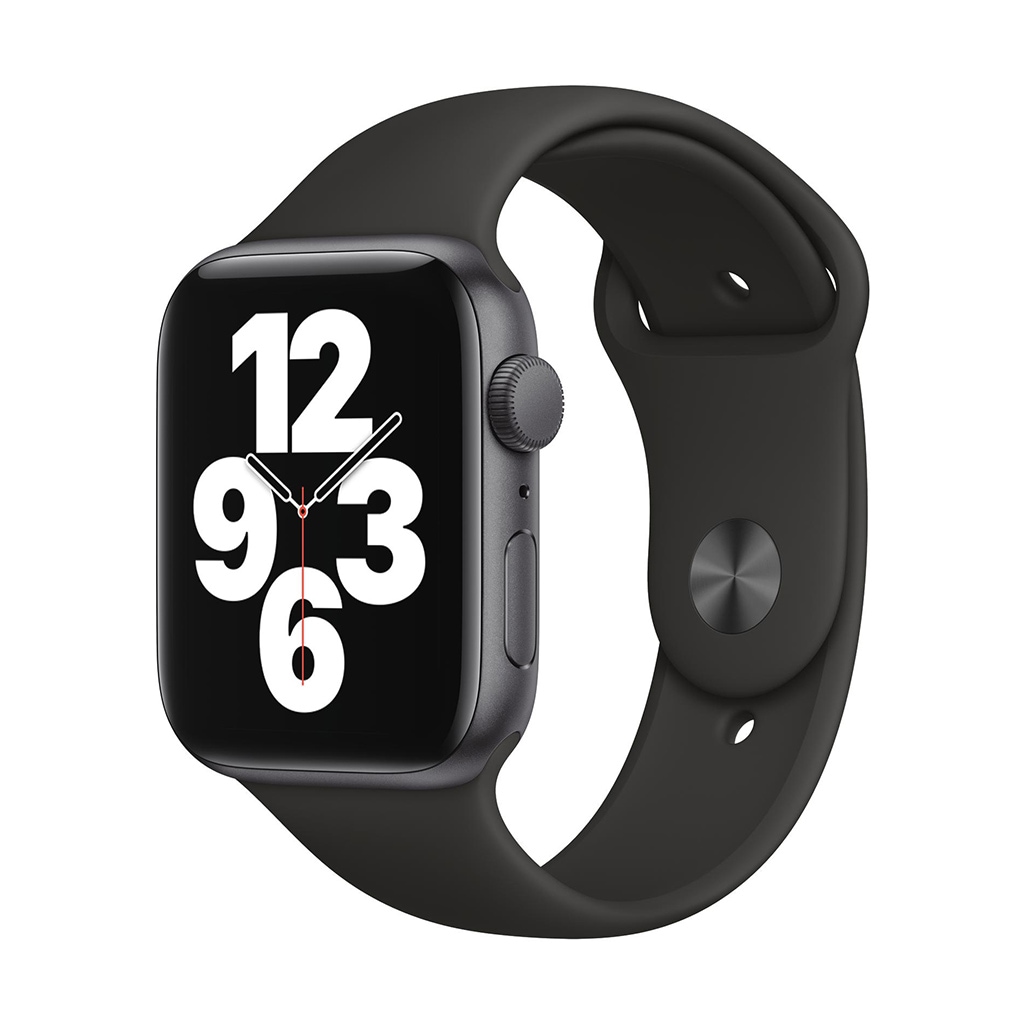 Apple Smartwatch »Serie SE, GPS, 44 mm Aluminium-Gehäuse mit Sportarmband«, (Watch OS MYDT2FD/A) von Apple