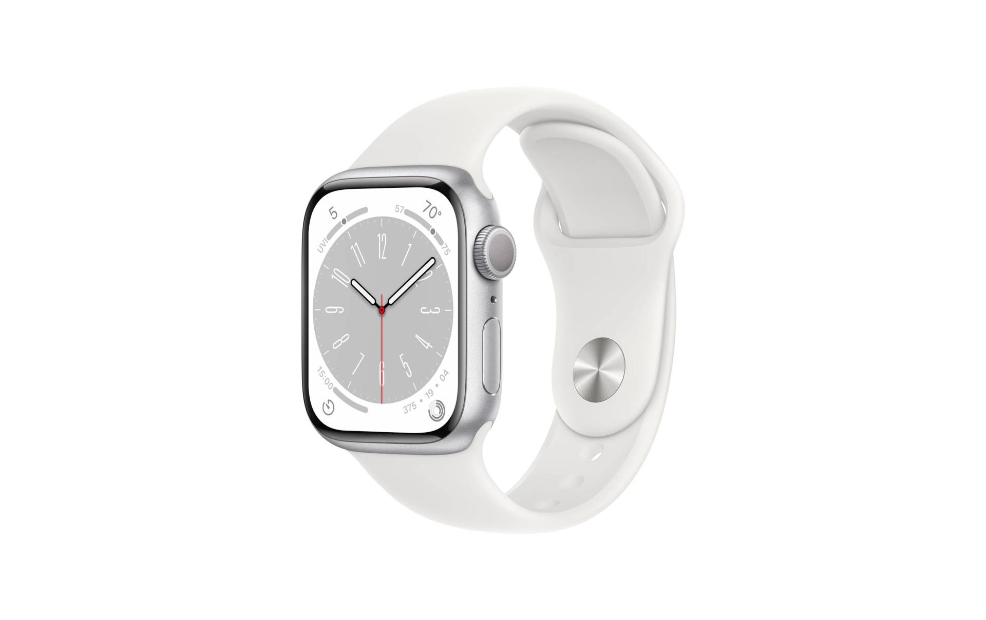 Apple Smartwatch »Series 8, Aluminium-Gehäuse Silber«, (Watch OS) von Apple