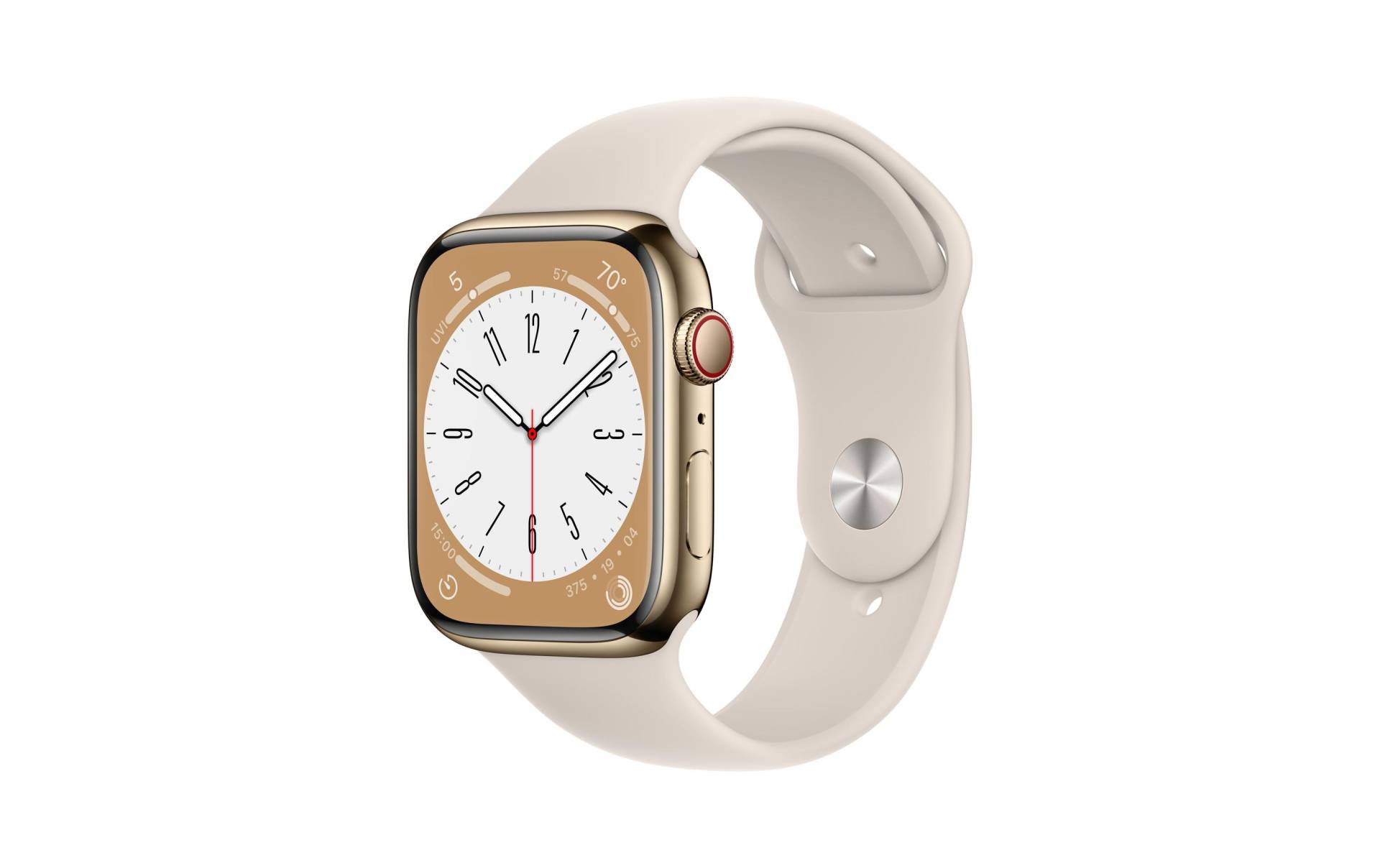 Apple Smartwatch »Series 8, Edelstahlgehäuse«, (Watch OS) von Apple